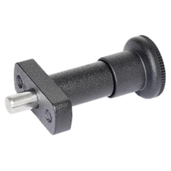 Indexing plungers, Steel / Plastic-knob