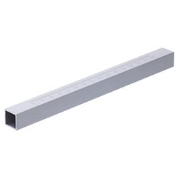 Retaining square tubes, Aluminium