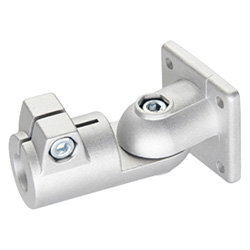 Swivel clamp connector joints, Aluminium