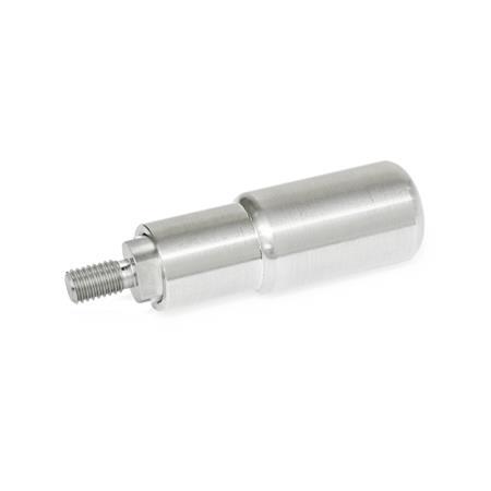 Maniglie girevoli in acciaio inox, montaggio lato operatore (GN 798.4)