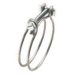 Fascette doppio filo zincate - Banda di 8 mm
