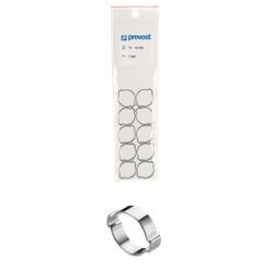 Clip doppio O in acciaio inox