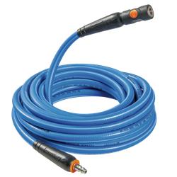 Prolunghe di tubo alta flessibilitá in polimero ibrido FLEXAIR con raccordo rapido di sicurezza prevoS1