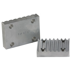 Piastre di collegamento per cinghie dentate / H / alluminio / CONCAR 