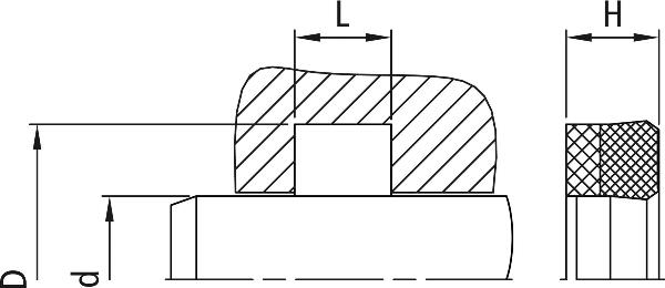 DICHTOMATIK Anello scanalato design SN 05