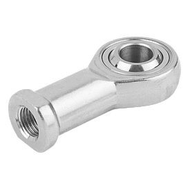 Teste articolate con cuscinetti scorrevoli filettatura interna, acciaio inox, DIN ISO 12240-4 (27630)