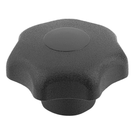 Manopole a lobi simili a DIN 6336, esagono, Forma S (06220)
