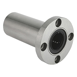 Linear ball bearing with round flange, double bearing (21520)