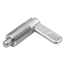 Perni d'arresto con leva, acciaio inox, Forma A, senza calotta barra, senza dado, inch (03099-11)