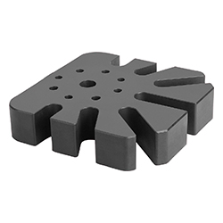 Piastra di base UNILOCK 5 assi per serraggio universale, sistema da 138 mm (42220-10)