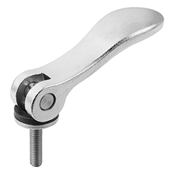 Leve a camma in acciaio inox con filettatura esterna, inch (04232)