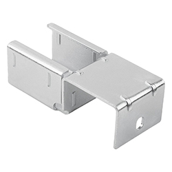 Supporto di aggancio 40 in acciaio per guide a rulli in acciaio, Forma A (10921-13)