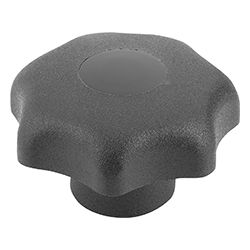 Pomelli a lobi simili a DIN 6336, senza bussola con foro calibrato, Forma G, inch (06220)