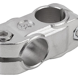 Connettore a croce acciaio inox, Forma A (29000)