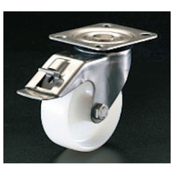 Ruote per attrezzature con freno anteriore (ruote girevoli) / diametro ruota × larghezza: 150 × 50 mm. Portata: 400 kg