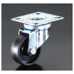 Ruote per attrezzature (ruote piroettanti) / diametro della ruota × larghezza: 50 × 18 mm. Capacità di carico: 70 kg