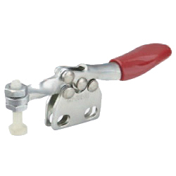 Morsetto a ginocchiera - orizzontale - braccio asse principale fisso (base dritta) GH-201-AI