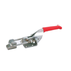 Morsetto a ginocchiera - a trazione - base con flangia, gancio a U GH-40341 / GH-40341-SS