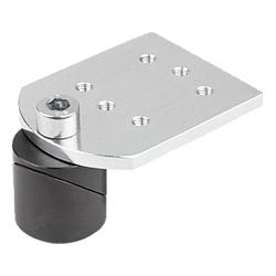 Perno di serraggio in acciaio o acciaio inox con piastra adattatore, forma A (K1506)