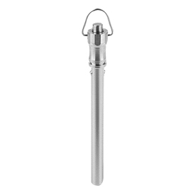 Perni di bloccaggio a sfera in acciaio inox, con blocco di testata, forma B (K1414)