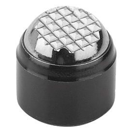 Cuscinetti autoallineanti, forma J, montaggio a pressione, sfera appiattita, impugnatura diamantata (K0282)