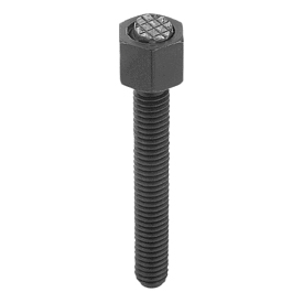 Cuscinetti autoallineanti, filetto maschio, con O-ring, forma F, sfera appiattita con impugnatura diamantata (K0288)