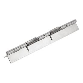 Cerniere a molla in acciaio o acciaio inox 180 mm, molla aperta (K1176)