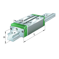 Carrello / materiale selezionabile / quattro file / non ingrassato / KWVE-S-UG