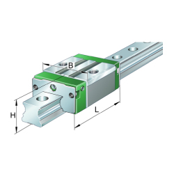 Carrello / carrello piccolo / a quattro file / non lubrificato / KWVE-UG-ESC