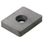 Magnete in ferrite anisotropa tipo rettangolare (con fori)