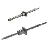 Viti a ricircolo di sfere / flangia compatta, flangia quadrata / diametro 6, 8 / passo 1, 2 / C3, C5, C7 / precaricate, 5µ, 30µ / acciaio / 58-62HRC