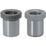 Boccole flangiate / foro G6 / acciaio, acciaio inox / 50HRC, 60HRC