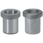 Boccole flangiate / parete sottile / foro G6 / acciaio, acciaio inox / 50HRC, 60HRC