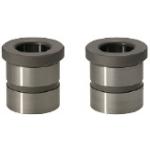 Boccole flangiate / scanalatura / foro +0,01 / acciaio, acciaio inox / 50HRC, 60HRC