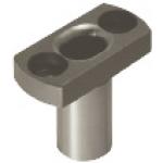 Boccole flangiate / flangia compatta / foro ovale H7, +0,1+0,3 / acciaio / 45HRC-60HRC