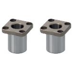 Bussole di foratura a collare / flangia quadrata / foro +0,01 / acciaio, acciaio inox / 50HRC, 60HRC