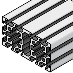 Serie 5 / Cava da 6 / 40x80mm / Con parallelismo di superficie