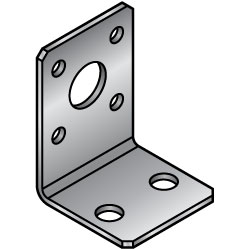 Staffa di montaggio / 7 fori / materiale selezionabile / FATBS