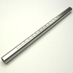 Tubo tondo / acciaio inox / superficie piana, scala / SSDR