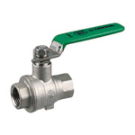 Valvola a sfera in acciaio inox, tipo SBFF, maniglia a leva, foro pieno (SCS14A)