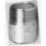 Nipplo singolo NS filettato in acciaio inox