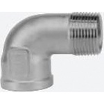 Giunto filettato in acciaio inox, giunto a gomito SL