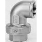 Giunto a gomito UL filettato in acciaio inox