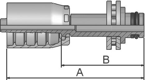 Raccordo PARKER Parkrimp No-Skive 1PW46