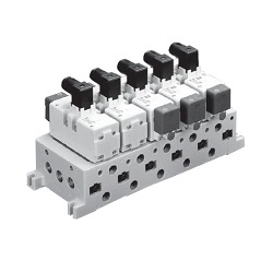 Manifold per elettrovalvola conforme a norma ISO serie VQ7-8