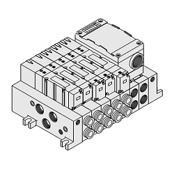 Elettrovalvole a 5 vie / VQ4000, blocco valvole, T-kit (kit di alloggiamento della morsettiera)