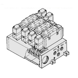 Elettrovalvole a 5 vie / pilotate, plug-in/non-plug-in, blocco valvole VFS3000