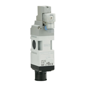 Elettrovalvola a 3 vie per scarico della pressione residua, Tipo a montaggio modulare, VP500 / 700 Serie