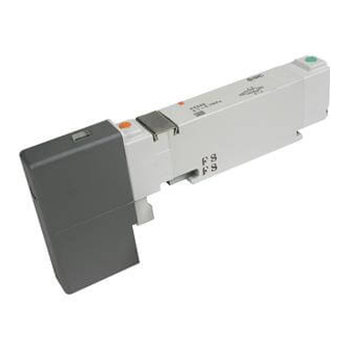 Elettrovalvola a 5 vie, Plug-in, Montaggio su base, Attacchi su corpo, VQC2000 Serie