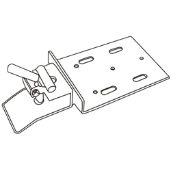 Carrello - Parte di connessione per telaio del tubo JB-702B